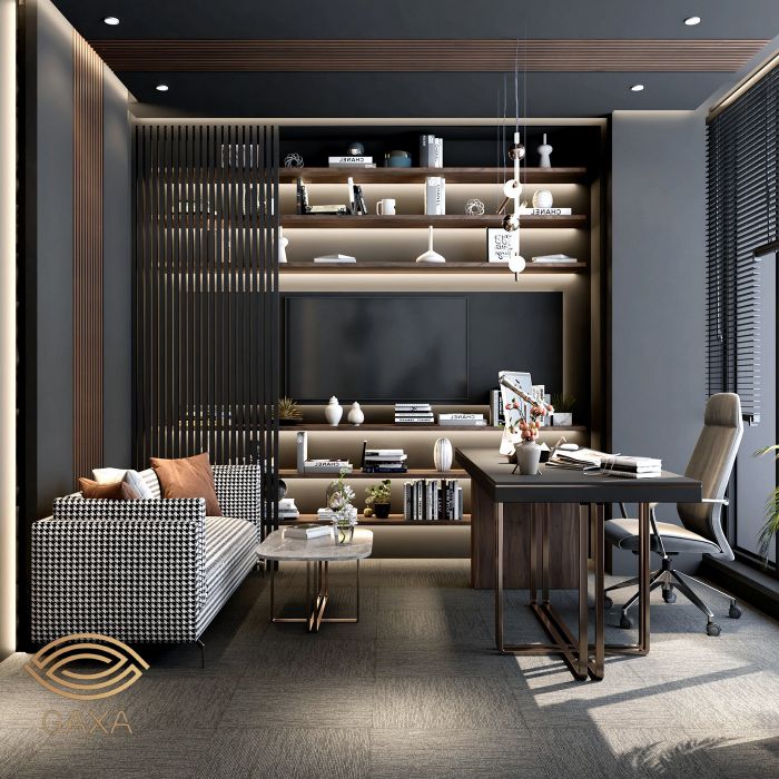 Thiết kế nội thất văn phòng Luxury - Thiết Kế Xây Dựng Gaxa - Công Ty TNHH Tư Vấn Thiết Kế Và Xây Dựng Gaxa